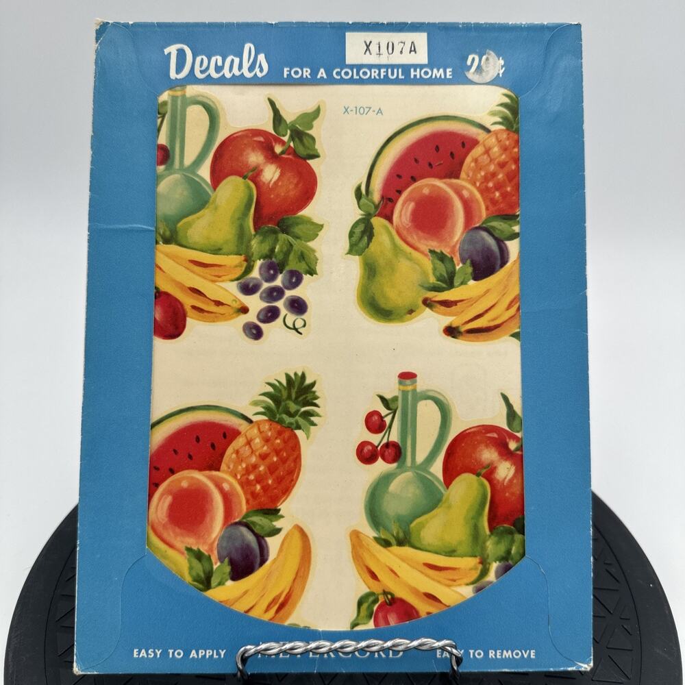Vintage Meyercord Fruit Theme Furniture/Wall Decal